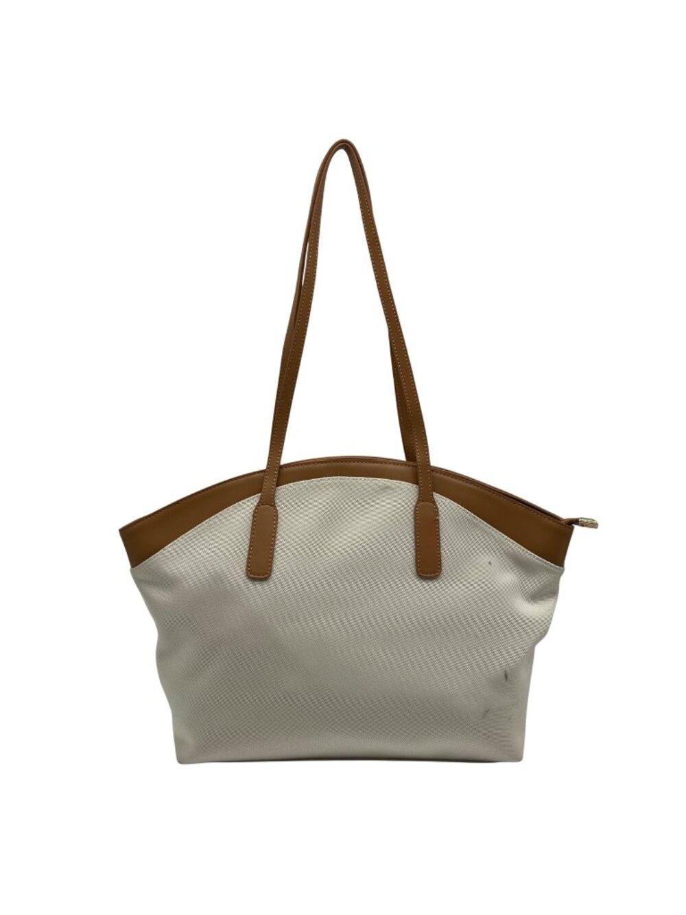MMS Brands White Fabric Shoulder Bag